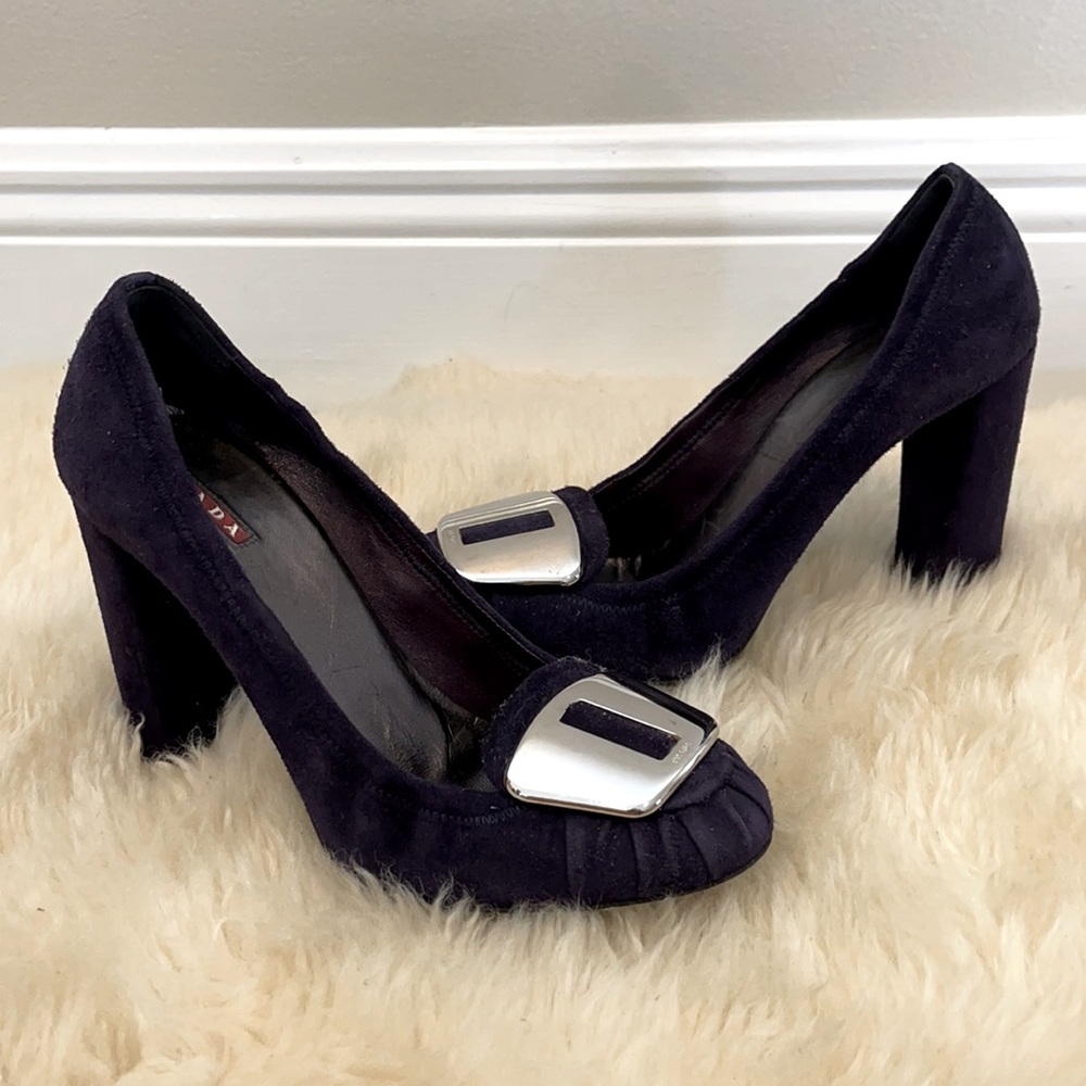 Prada Suede Pumps Authentic